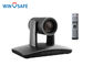 Full HD Grey 1080P IP Auto Tracking PTZ Video Conference Camera With OSD Menu