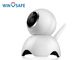 Small Size Baby Care P2P Wireless IP Camera , 1080P White & Black Pan Tilt IP Camera