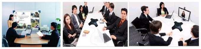 1080P Polycom Conference Room Web Camera , USB PTZ Camera For Video Conferencing