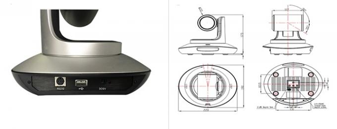 Auditorium Camera Remote Hospital / Church / Auditorium USB2.0 PTZ Video Conference Camera with ...
