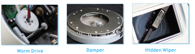 Full Weather Proof Vehicle Mounted Rugged PTZ Camera with low illumination 550TVL Resolution