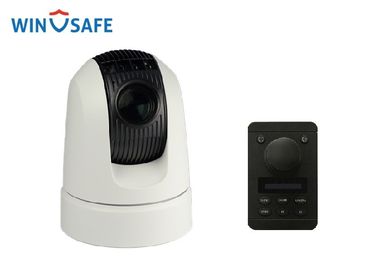 Black / White 1080p HD Vehicle PTZ Camera Support Onvif & Pelco D/P protocol with RS485 Control and Keyboard Controller