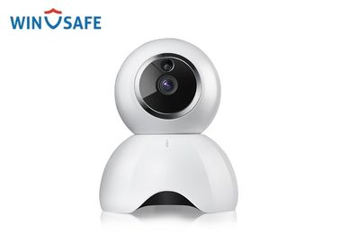 Small Size Baby Care P2P Wireless IP Camera , 1080P White & Black Pan Tilt IP Camera